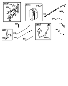 Part Location Diagram of 597208 Briggs and Stratton Motor, Stepper